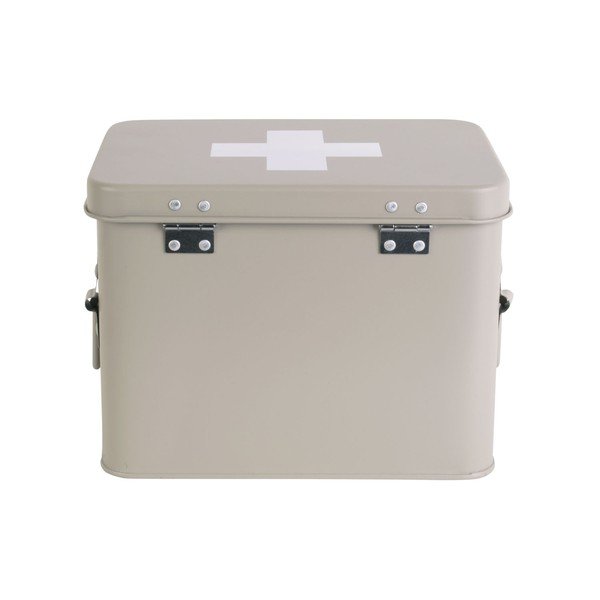 Armadietto in metallo beige Medicina, larghezza 21,5 cm - PT LIVING-image-4