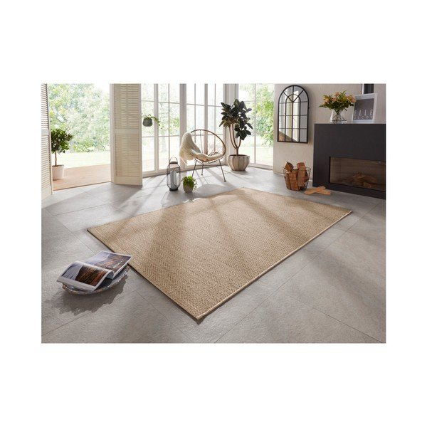 Tappeto marrone per esterni Brave Caen, 200 x 290 cm - Elle Decoration-image-1