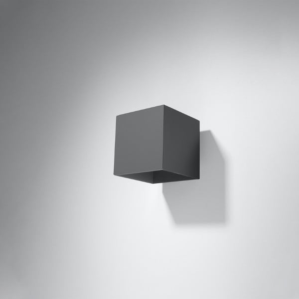 Lampada da parete grigio scuro Geo - Sollux-image-2