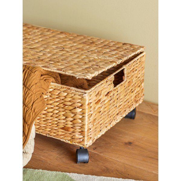 Scatola per bambini in giacinto d'acqua di colore naturale 63x40x26 cm Nelas - Bloomingville Mini-image-2