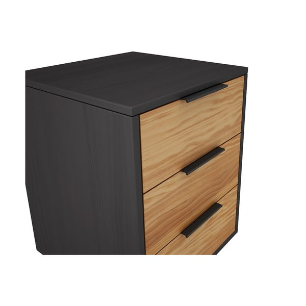 Comodino in legno di pino in colore naturale Lavis - Marckeric-image-4