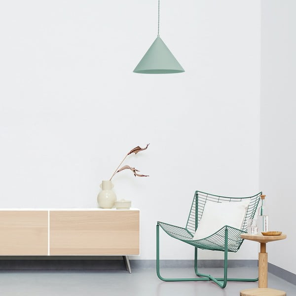 Apparecchio a sospensione verde, altezza 150 cm Vilma - SULION-image-1