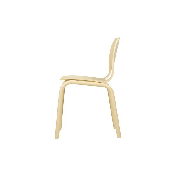 Sedia da pranzo gialla Atto – noo.ma-image-3