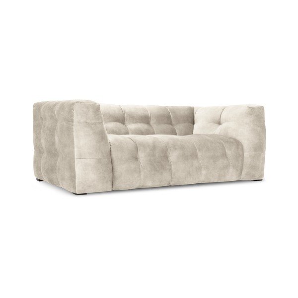 Divano in velluto beige, 208 cm Vesta - Windsor & Co Sofas-image-3