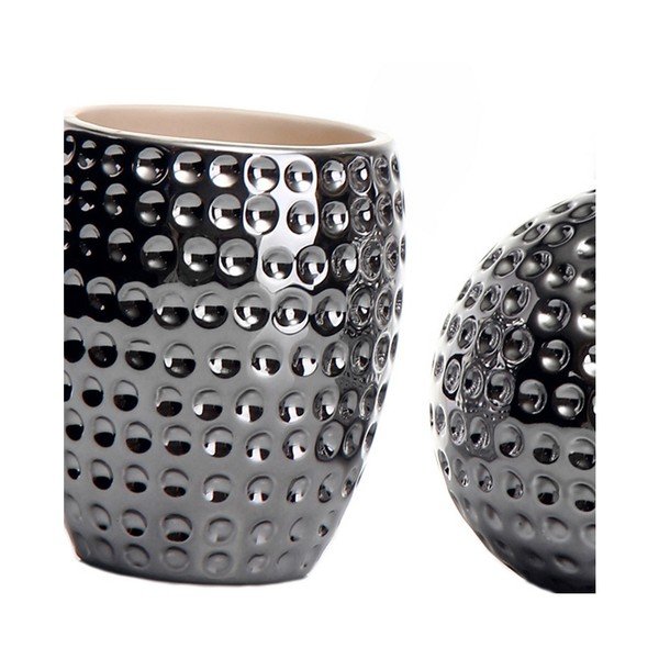 Set di accessori da bagno in argento - Casa Selección-image-2