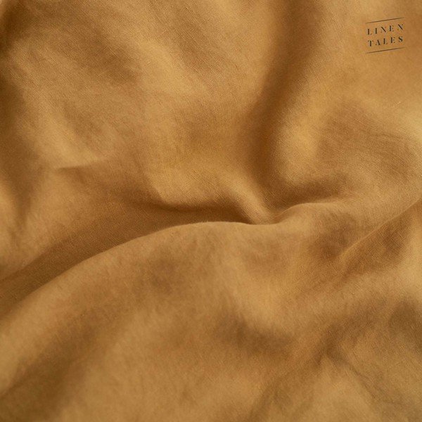 Biancheria da letto in fibra di canapa gialla 200x140 cm - Linen Tales-image-4