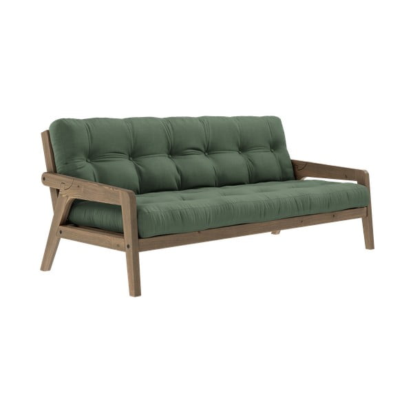 Divano letto verde 204 cm Grab - Karup Design-image-3