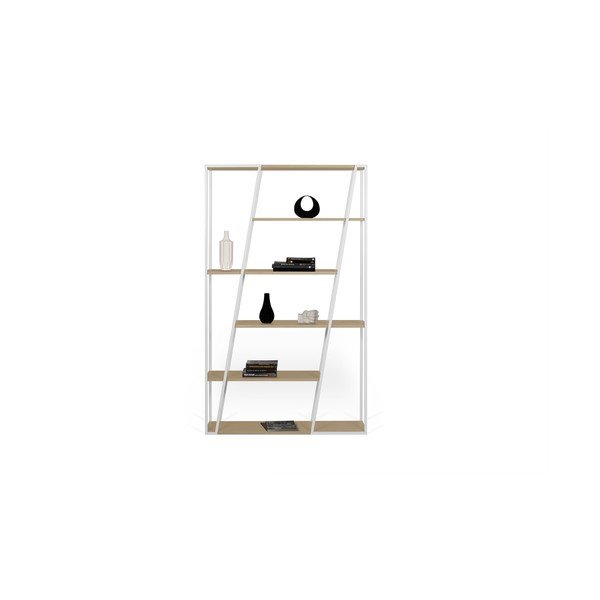 Scaffale bianco 120x197 cm Albi - TemaHome-image-3