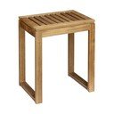 Sgabello di colore naturale in acacia massiccia Fondi – Wenko
