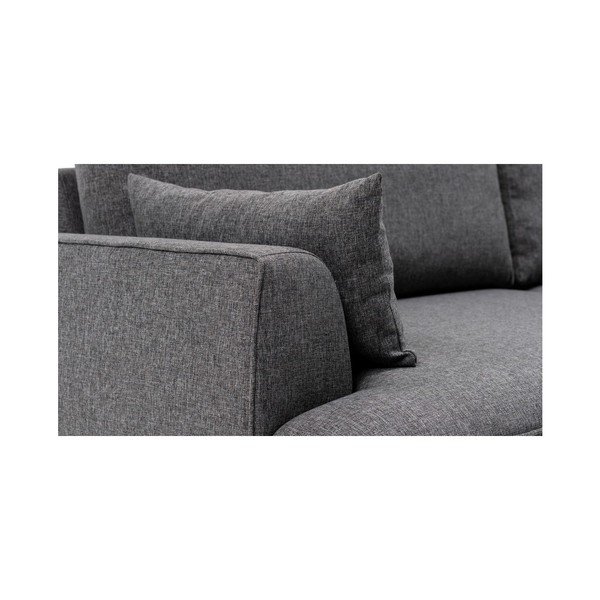 Divano angolare grigio scuro Felix, angolo destro - Balcab Home-image-4