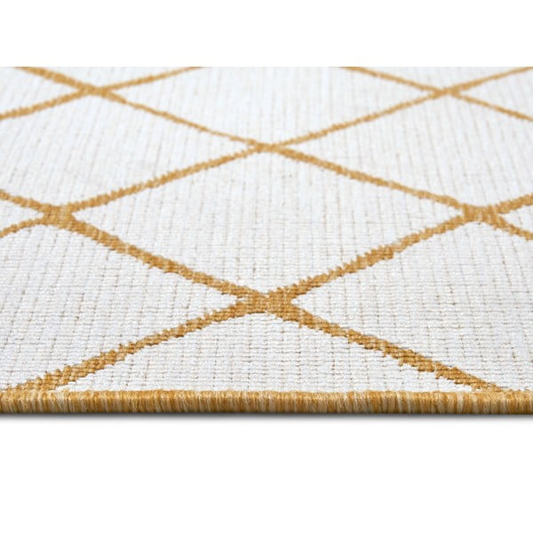 Tappeto da esterno ocra-giallo-bianco 80x150 cm Malaga - NORTHRUGS-image-3