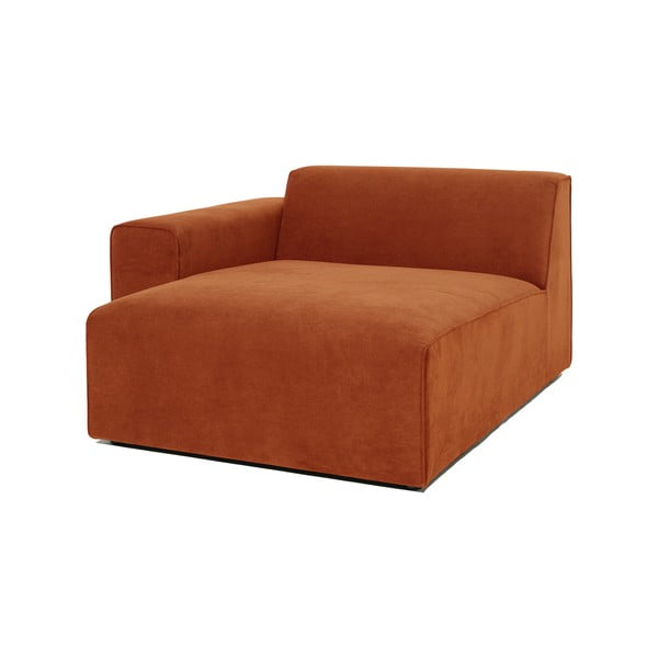 Modulo divano in velluto a coste arancione (angolo sinistro) Sting - Scandic-image-2