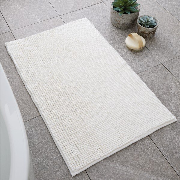 Tappeto da bagno beige 80x50 cm Bobble - Catherine Lansfield-image-1