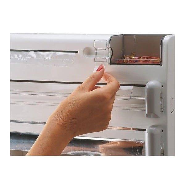 Porta pellicola e alluminio da parete da parete bianco in plastica Parat – LEIFHEIT-image-3