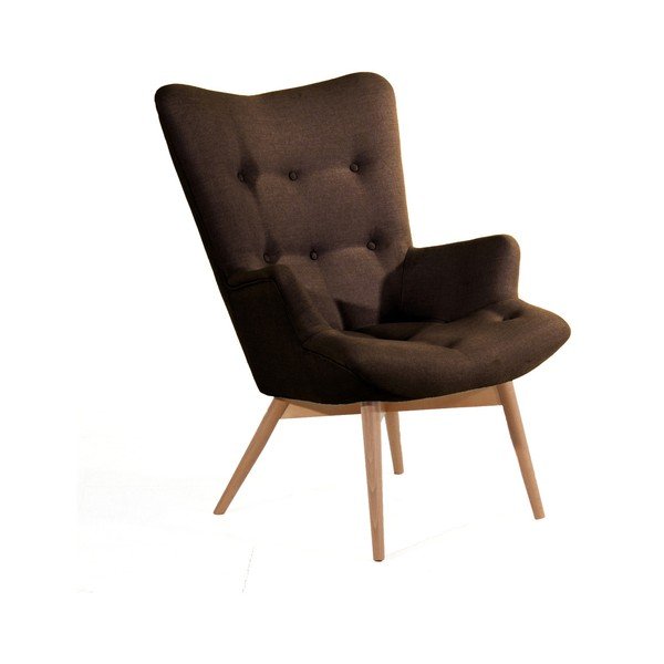 Poltrona marrone scuro Aiko - Max Winzer