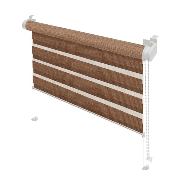 Tenda a pacchetto giorno/notte marrone 97x150 cm Zebra Natur – Gardinia-image-1
