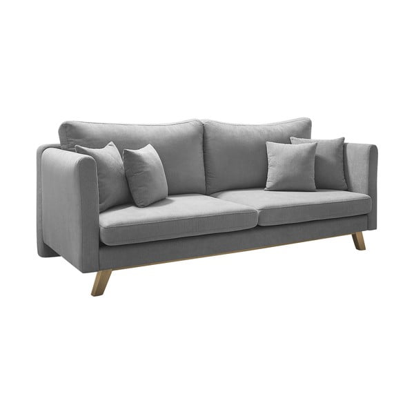 Divano letto grigio Triplo - Bobochic Paris-image-3