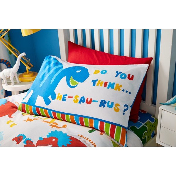 Biancheria da letto per bambini con motivo di dinosauri , 135 x 200 cm Dino - Catherine Lansfield-image-2