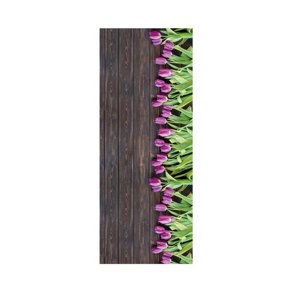 Vysoce odolný koberec Webtappeti Tulips, 58 x 80 cm