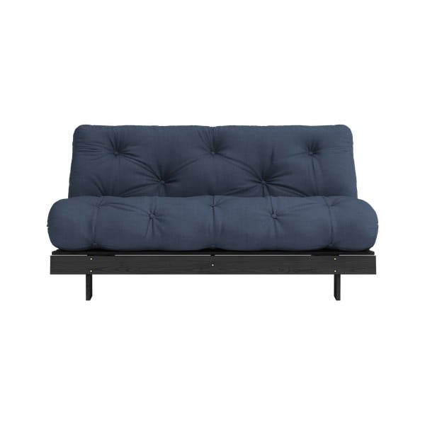 Divano letto blu scuro 160 cm Roots Black Night - Karup Design