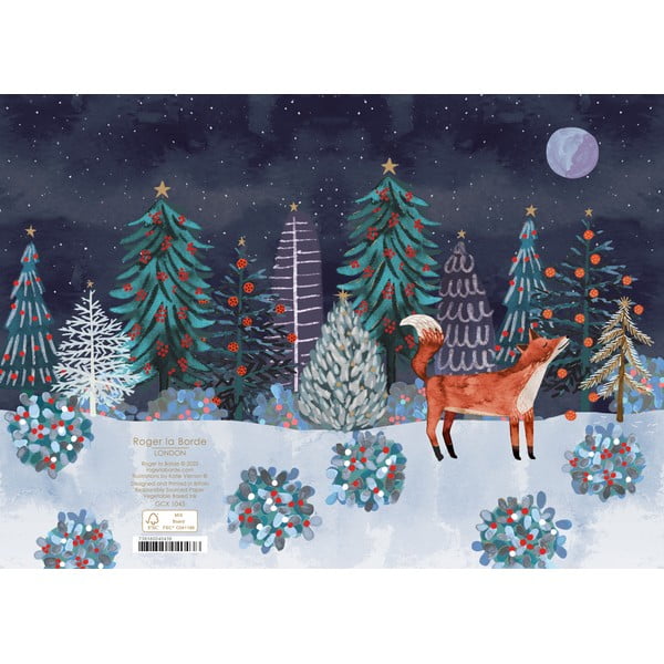 Balicí papíry v sadě 5 ks s vánočním motivem Lodestar  – Roger la Borde-image-1