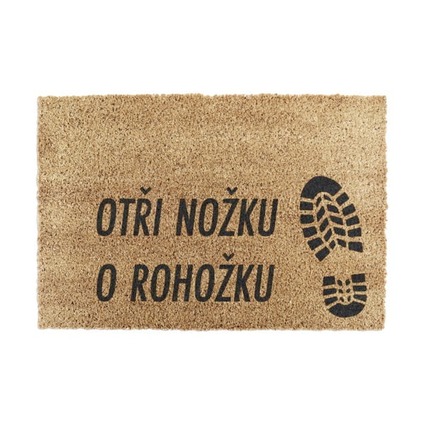 Tappetino in fibra di cocco naturale, 40 x 60 cm Boots - Artsy Doormats
