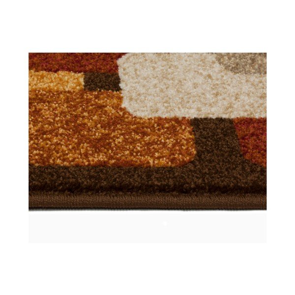 Tappeto marrone e arancione Boras, 57 x 110 cm - Universal-image-1