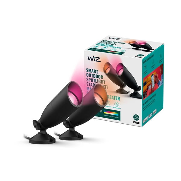 Illuminazione smart da esterno LED 5 W Ground Spot Starter Kit – WiZ