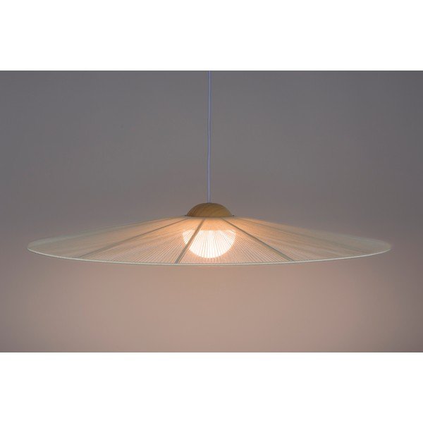 Lampadario bianco con intensità regolabile ø 80 cm Belle – Zuiver-image-1