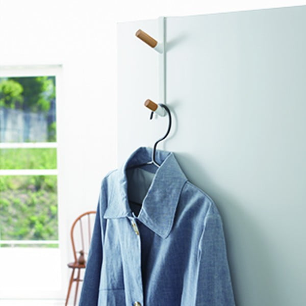 Appendiabiti in metallo bianco da 1,5 cm Tower - YAMAZAKI-image-3