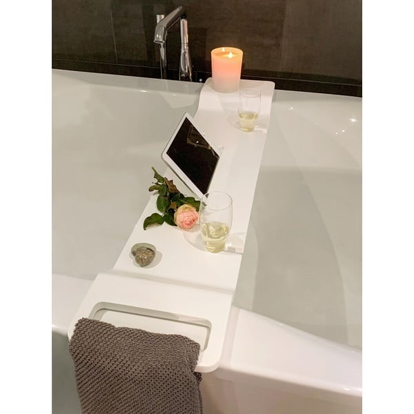 Mensola da bagno bianca, lunghezza 94 cm Matera - Wenko-image-2