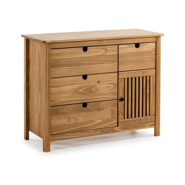 Cassettiera in legno Bruna - Marckeric-image-2