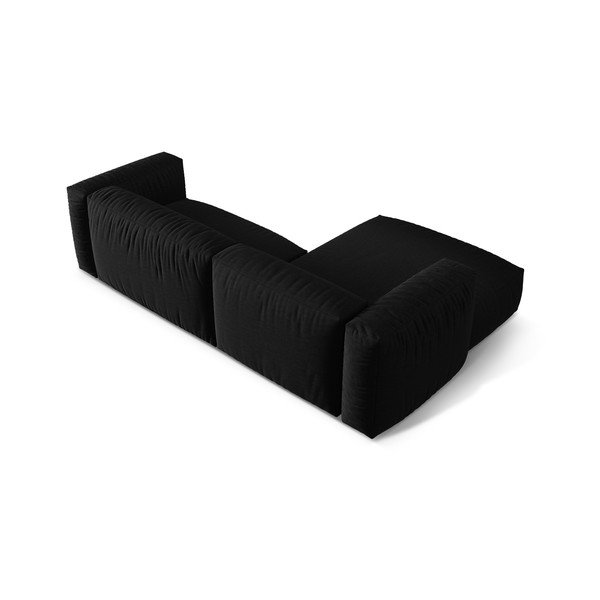 Divano angolare modulare nero (angolo sinistro) Martina - Micadoni Home-image-4