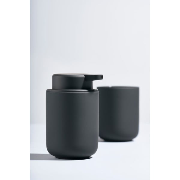 Tazza in gres nero per spazzolini da denti Ume - Zone-image-3