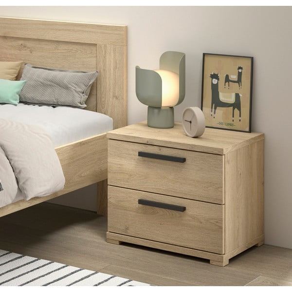 Comodino per bambini di colore naturale Sam – Vipack-image-1