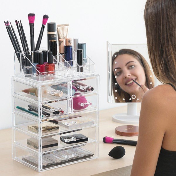 Organizzatore trasparente per cosmetici - InnovaGoods-image-4