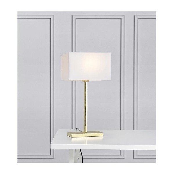 Lampada da tavolo in bianco-oro Savoy - Markslöjd-image-1