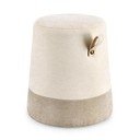 Poggiapiedi beige Deva – Bizzotto