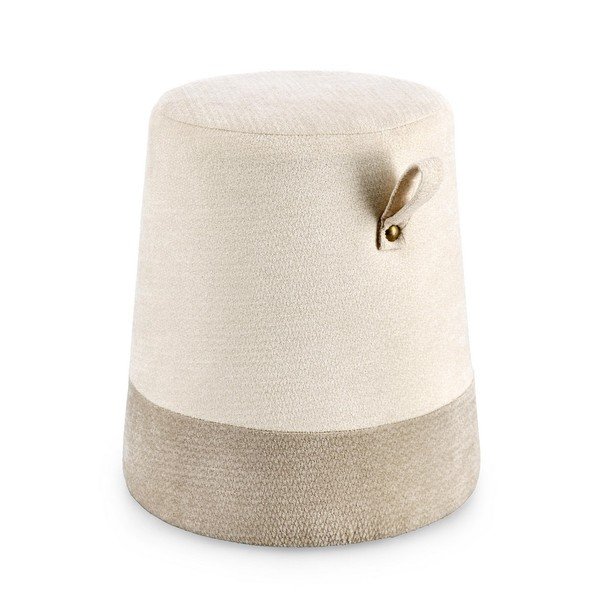 Poggiapiedi beige Deva – Bizzotto