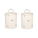 Ceste per giochi in set da bambini color crema in tessuto 2 pz ø 18x22 cm Moira – OYOY Mini