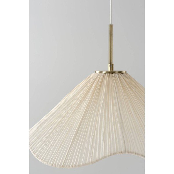 Lampadario color crema in tessuto ø 50 cm Lunaria – Jotex-image-4