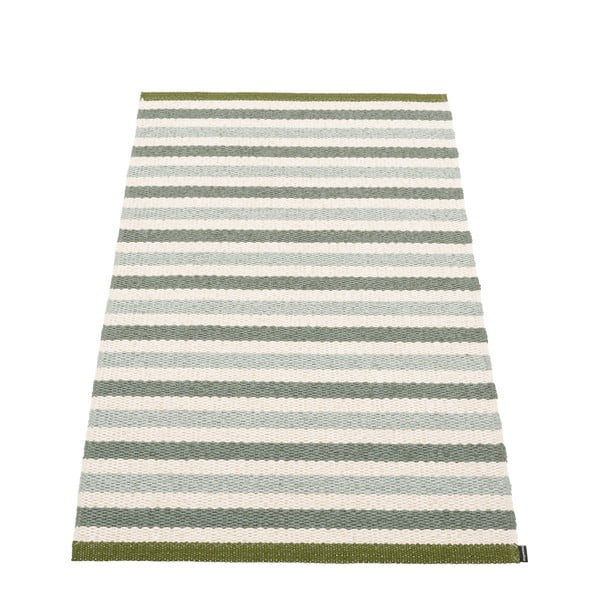 Tappeto da interno/esterno verde/color crema 70x120 cm Teo Sage – Pappelina