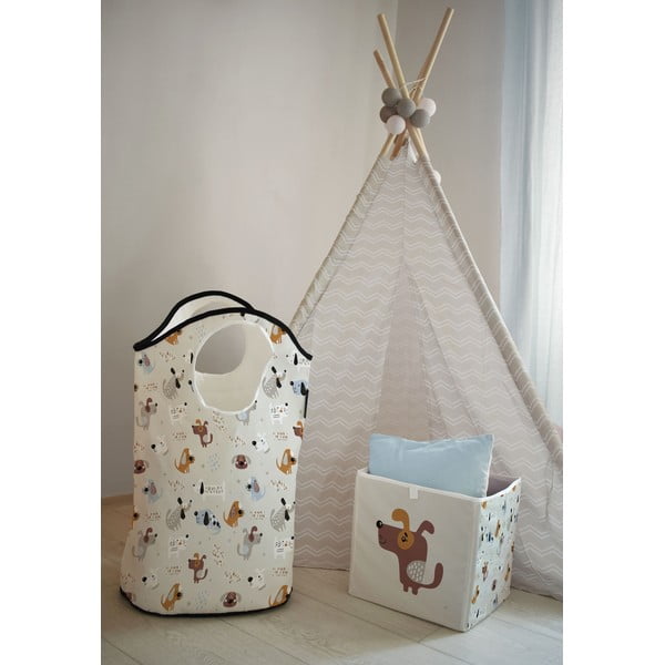 Scatola portaoggetti per bambini in tessuto Woof Woof - Butter Kings-image-1