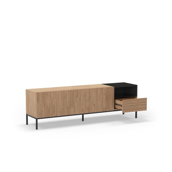 Mobile TV color legno naturale 180x55 cm Cailin - Marckeric-image-3