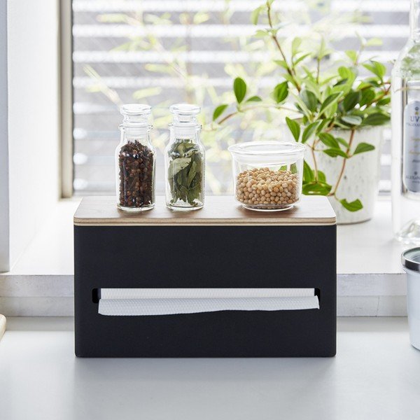 Scatola di metallo per fazzoletti Rin - YAMAZAKI-image-3