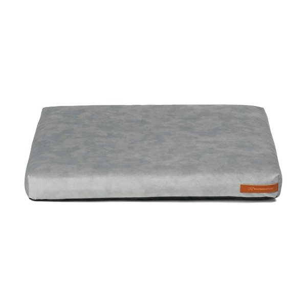 Materasso grigio chiaro per cani in ecopelle 70x90 cm SoftPET Eco XL - Rexproduct-image-4