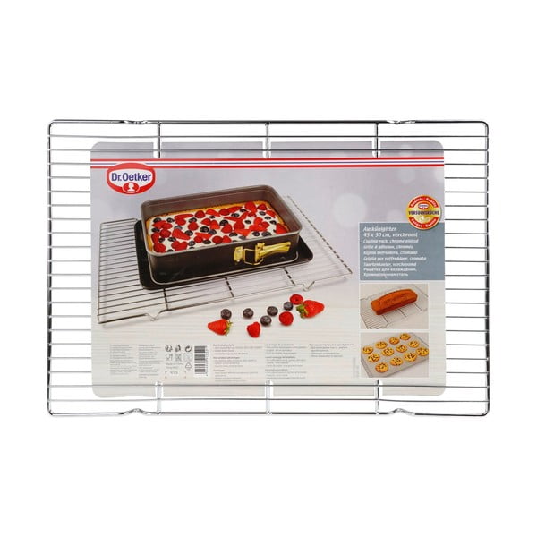 Rastrelliera di raffreddamento in metallo, 45 x 30 cm - Dr. Oetker-image-2