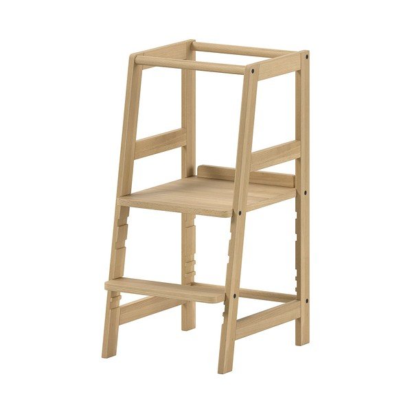 Torre di apprendimento di colore naturale in faggio massiccio Forrest – Vipack