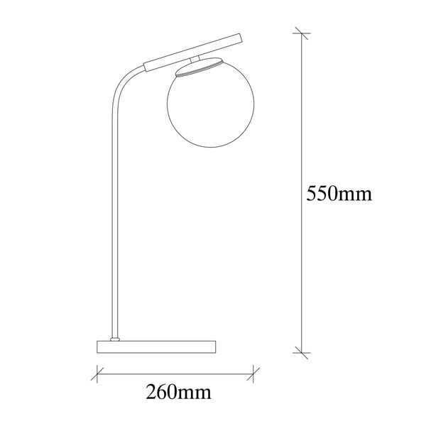 Lampada da tavolo in metallo nero Opviq luci Nona - Opviq lights-image-2