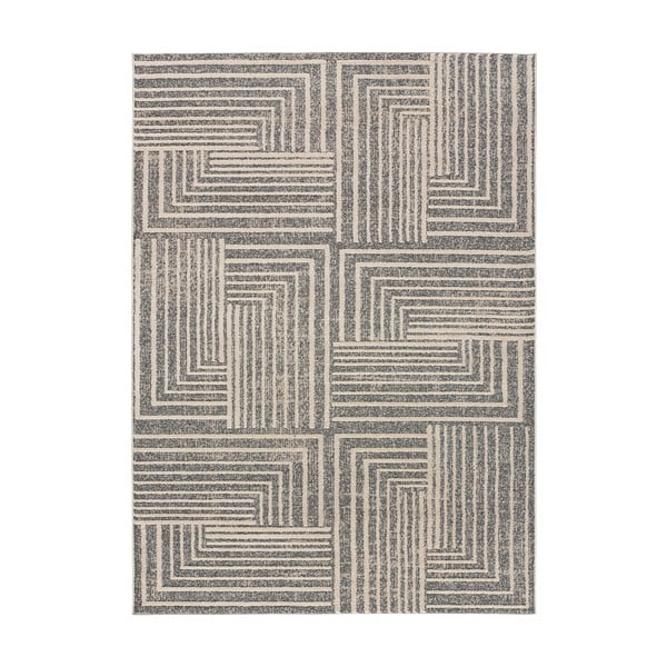 Tappeto grigio e beige 140x200 cm Paula - Universal